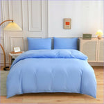 Housse de Couette Bleu Ciel - couettedouillette