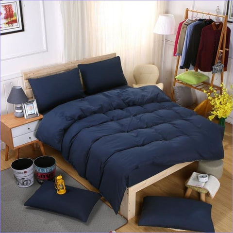Housse De Couette 240x220 + 2 Taies En Coton 57 Fils - Housse de couette - Parure de lit Housse De Couette 240x220 + 2 Taies En Coton 57 Fils - Housse de couette - Parure de lit
