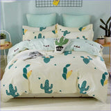 Housse de Couette Cactus Style dessin - couettedouillette