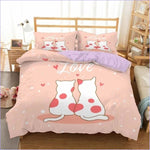 Housse de Couette Chat - Love - couettedouillette