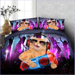 Housse de Couette Chat - Nightclub - couettedouillette