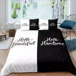 Housse de Couette Couple - Hello - couettedouillette