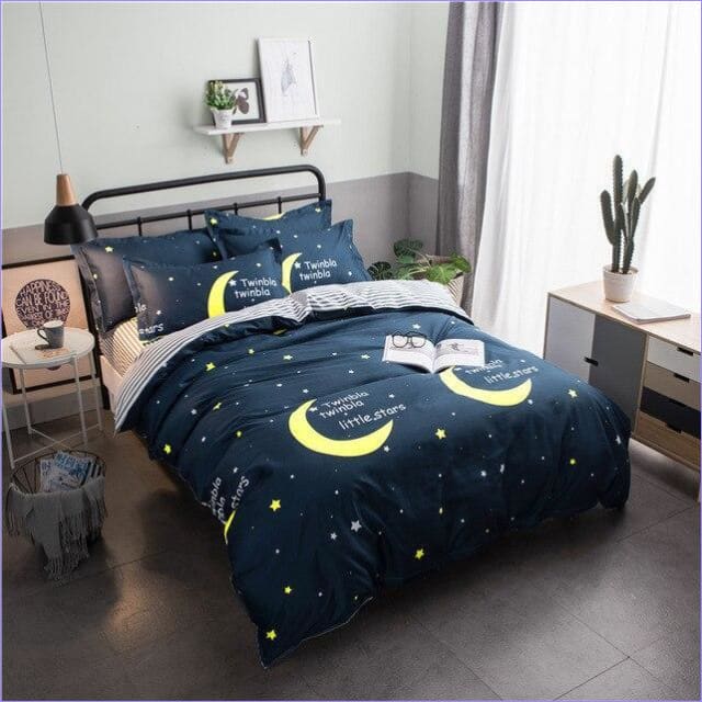 La lune Parure housse de couette Lit Bébé 115x145 cm | Leroy Merlin La lune Parure housse de couette Lit Bébé 115x145 cm | Leroy Merlin