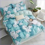 Housse de couette Fleurie Feuille Monstera - 