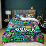 Housse de Couette Graffiti - POW - couettedouillette