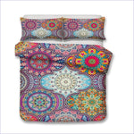 Housse de Couette Mandala Mosaique colorée - 