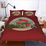 Housse de Couette Moto Rouge - couettedouillette