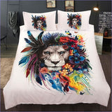 Housse de Couette Tigre Rivalité Bestiale - 