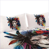 Housse de Couette Tigre Rivalité Bestiale - 