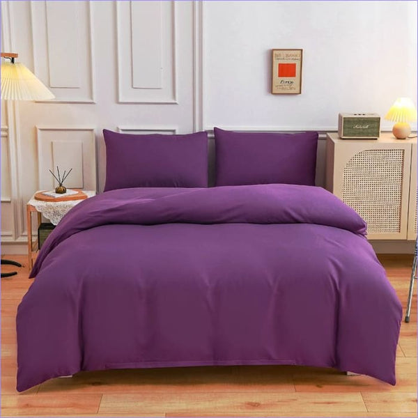 Drap-housse Microfibre Doux King Size | Poche Profonde 27 Cm, élastique 360° | Violet, Lavable Machine, Résistant - 9